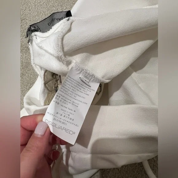 DSQUARED2 White Drawstring Shorts - Picture 9 of 15